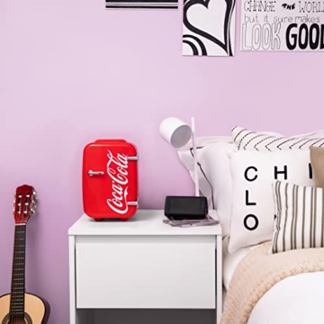 Cooluli Retro Coca-Cola Mini Fridge - Portable & Efficient