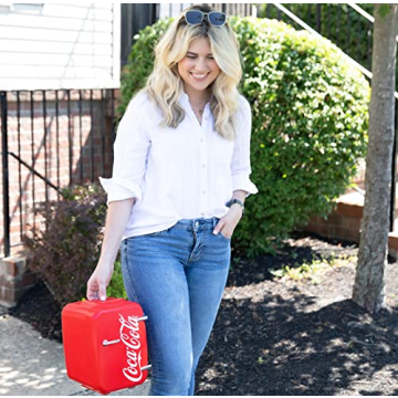 Cooluli Retro Coca-Cola Mini Fridge - Portable & Efficient