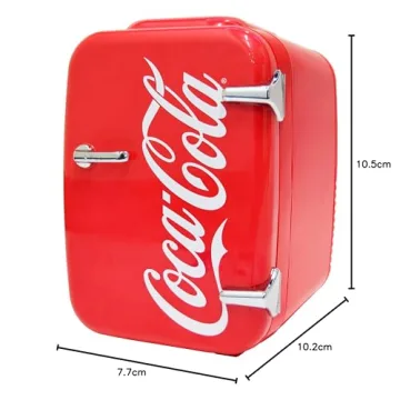 Cooluli Retro Coca-Cola Mini Fridge - Portable & Efficient