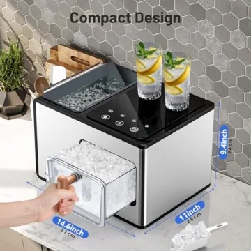 Countertop Nugget Ice Maker - Sonic Soft Chewable Ice