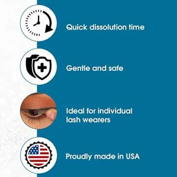 Ardell LashFree Lash Remover - Gentle Lash Glue Remover for Lash Extension, Eyelash Adhesive Remover Gel, Professional Lashes Care Solution