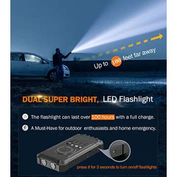 GOODaaa 36000mAh Portable Wireless Charger with Cables