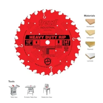 Freud LM72R010 10" Heavy-Duty Rip Blade for Woodworking