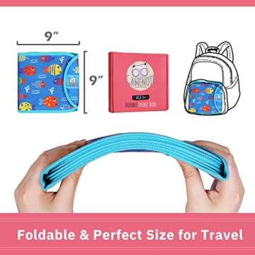 Erasable Doodle Book - Toddlers Activity Toys Kids Travel Activities Drawing Pad for Airplane Car Game Painting Set