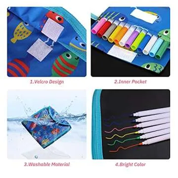 Erasable Doodle Book for Kids Travel Fun and Creativity