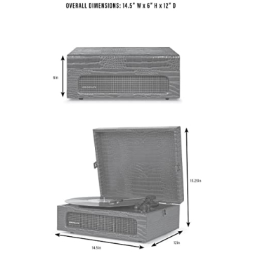 Crosley Voyager Vintage Bluetooth Turntable Portable Vinyl Player