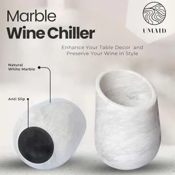 UMAID Marble Wine Chiller – A Stunning Gift for Wine Lovers
