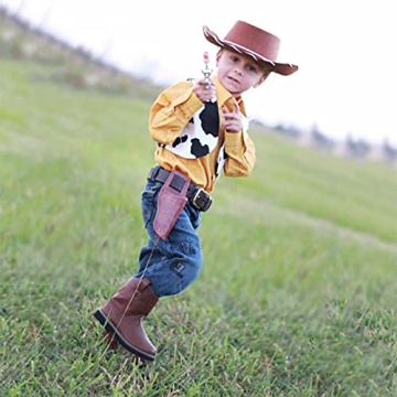 4E's Novelty Brown Cowboy Hat for Kids Ages 3-5