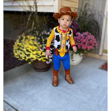 4E's Novelty Brown Cowboy Hat for Kids Ages 3-5