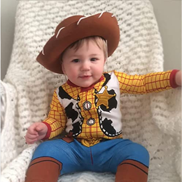 4E's Novelty Brown Cowboy Hat for Kids Ages 3-5