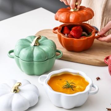 Cute Pumpkin Serving Bowl for Kitchen and Decor