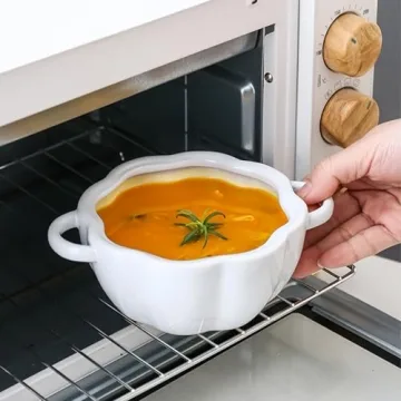 Cute Pumpkin Serving Bowl for Kitchen and Decor