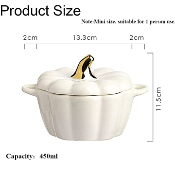 Cute Pumpkin Serving Bowl for Kitchen and Decor