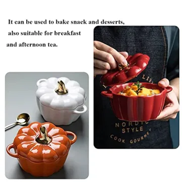 Cute Pumpkin Serving Bowl for Kitchen and Decor