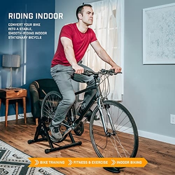 Alpcour Bike Trainer Stand – Portable Quiet Indoor Trainer