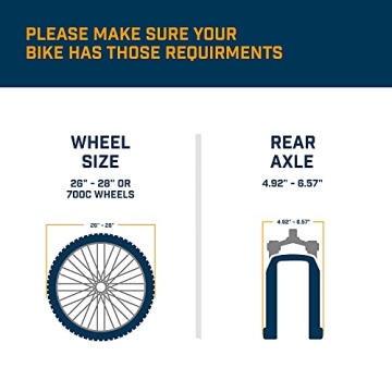 Alpcour Bike Trainer Stand – Portable Quiet Indoor Trainer