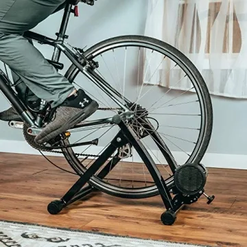 Alpcour Bike Trainer Stand – Portable Quiet Indoor Trainer
