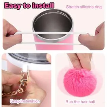 Cute Mity Rain Stanley Cup Accessory Set - Stylish Upgrade