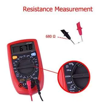 Ulincos UT33D Digital Multimeter for Accurate Testing
