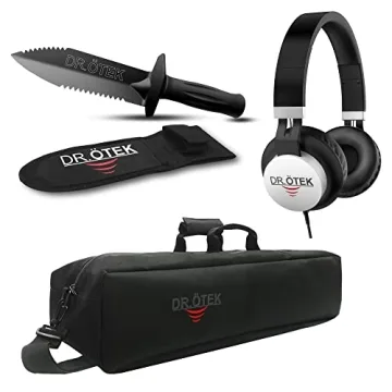 DR.ÖTEK Metal Detector for Adults with Waterproof Features