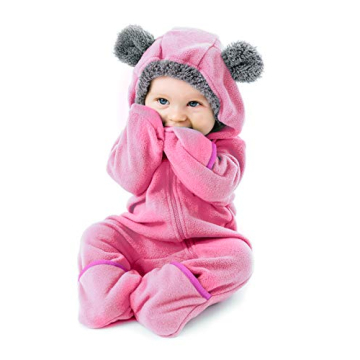 Fleece Baby Bunting Bodysuit for Infants & Toddlers