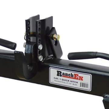 RanchEx 102863 Adapter Cat 1 Quick Hitch (SKU 102851), Inside Width 2-13/16”