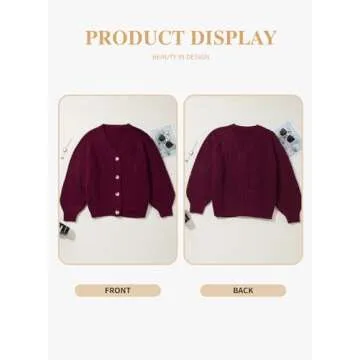 Eytino Plus Size Cardigan - Stylish & Comfortable Knitwear