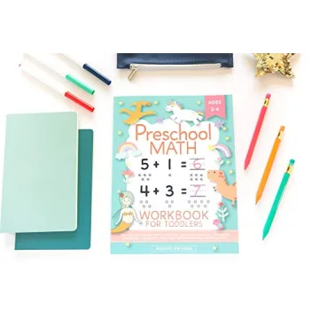 Preschool Math Workbook for Toddlers Ages 2-4: Beginner Math Preschool Learning Book with Number Tracing and Matching Activities for 2, 3 and 4 year olds and kindergarten prep