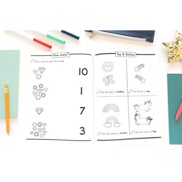 Preschool Math Workbook for Toddlers Ages 2-4: Beginner Math Preschool Learning Book with Number Tracing and Matching Activities for 2, 3 and 4 year olds and kindergarten prep