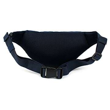 Spiderman Face Fanny Pack for Kids, Teens, and Adults - Convenient HipSack Waist Bag with Phone Pocket and Adjustable Strap Blue