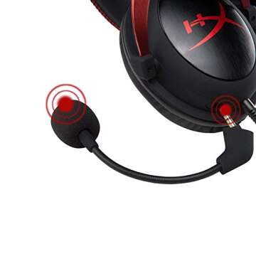 HYPERX Cloud II Gaming Headset for PC & PS4 & Xbox One, Nintendo Switch - Red (KHX-HSCP-RD) (Renewed...