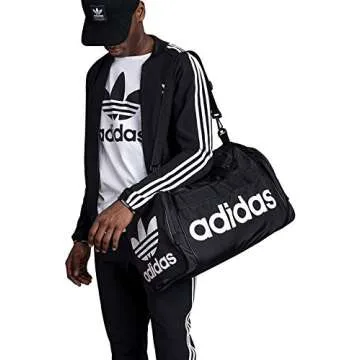 adidas Originals Originals Santiago Duffel, CoreBlack/White, One Size