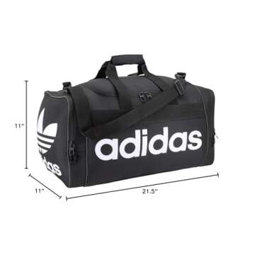 adidas Originals Originals Santiago Duffel, CoreBlack/White, One Size