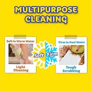 Scrub Daddy + 2x Cif All Purpose Cleaning Cream, Lemon - Multi Surface Household Cleaning Cream Scratch-Free Multipurpose Dish Sponge