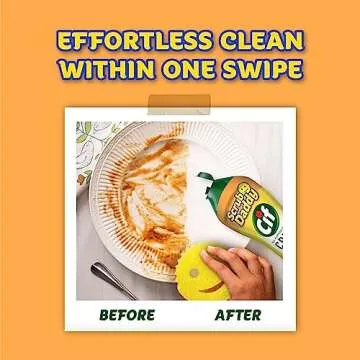 Scrub Daddy + 2x Cif All Purpose Cleaning Cream, Lemon - Multi Surface Household Cleaning Cream Scratch-Free Multipurpose Dish Sponge