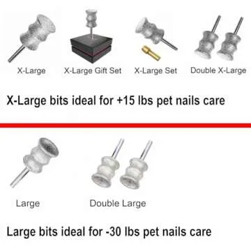 OVATAVO Diamond Rotary Grinder Bits for Dog Grooming