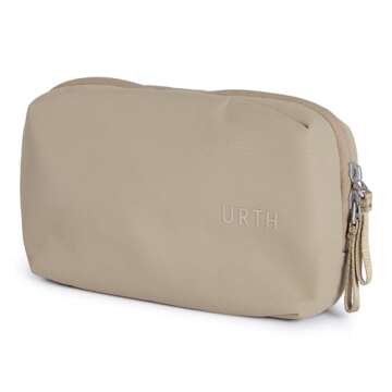 Urth Zeolite Tech Organiser - Water Resistant, Recycled Electronics Travel Case, Cable Organiser Bag...