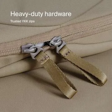 Urth Zeolite Tech Organiser - Water Resistant, Recycled Electronics Travel Case, Cable Organiser Bag for Cords, Charger, Phone, Camera Accessories in Beige