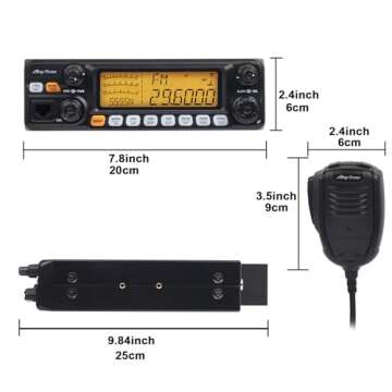AnyTone AT-5555N II High Power 10 Meter Radio for Truck