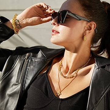 Elegant 18K Gold Plated Dainty Choker Necklace for Women