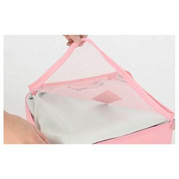 Pack Smart: 6 Set Packing Cubes for Travel Ease