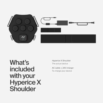 Hyperice X Shoulder Device - Advanced Heat and Cold Contrast Therapy - Pain and Inflammation Relief - Provides Increased Range of Motion - FSA/HSA Eligible