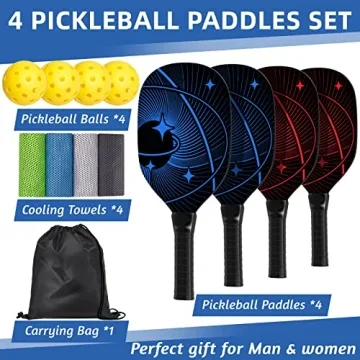 Premium Pickleball Set with Paddles and Gear for Beginners