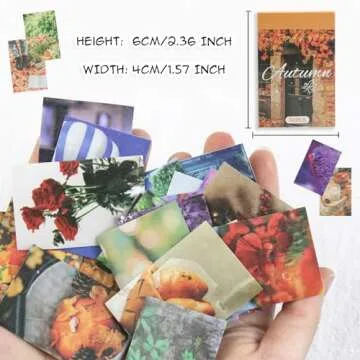 Bomichi Washi Stickers - 300 Pcs Aesthetic Sticker Set for Crafting, Journaling, and Gifts