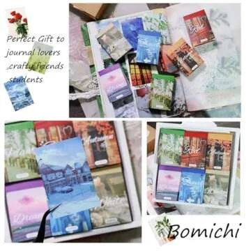 Bomichi Washi Stickers - 300 Pcs for Crafting & Journaling