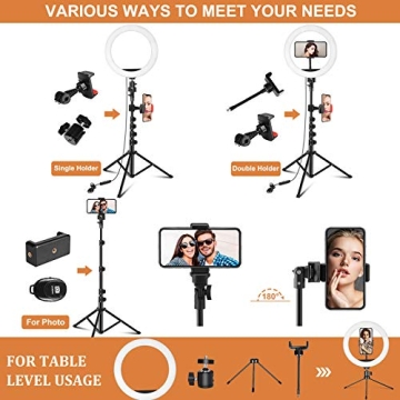 PEHESHE Selfie Ring Light Tripod Stand for YouTube