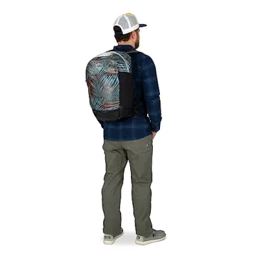 Osprey Transporter Panel Loader Commuter Backpack, Palm Leaf Glitch Print