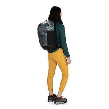 Osprey Transporter Panel Loader Commuter Backpack, Palm Leaf Glitch Print