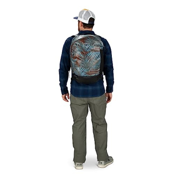 Osprey Transporter Panel Loader Commuter Backpack, Palm Leaf Glitch Print