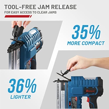 Enhulk Cordless Brad Nailer with Brushless Motor - 20V 4.0Ah